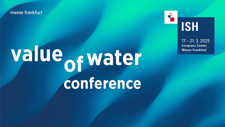 Assistez à la conférence Value of Water à l'ISH