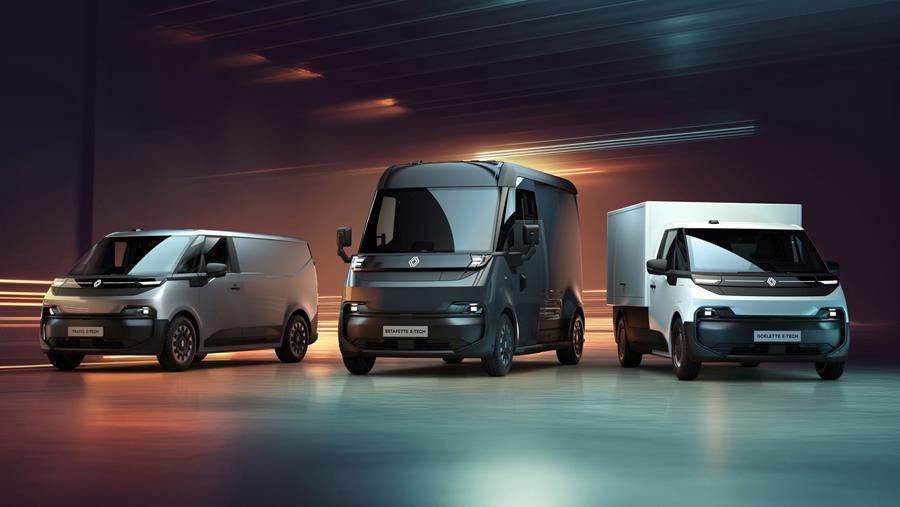 Renault introduceert nieuw gamma elektrische bedrijfsvoertuigen