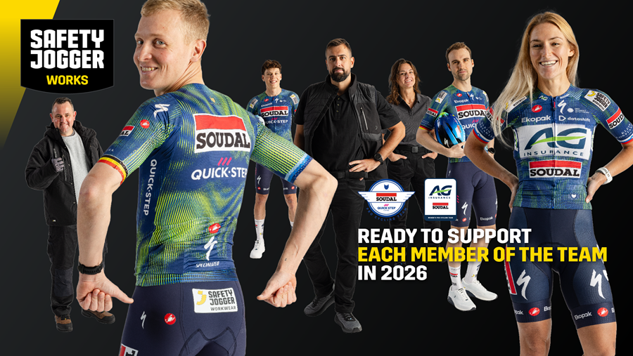 Safety Jogger renforce sa visibilité sur la tenue de l’équipe Soudal Quick-Step