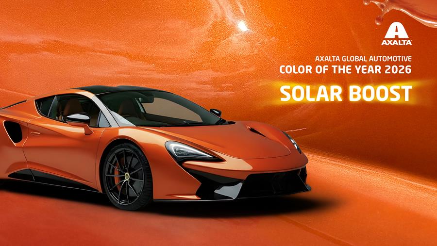 Axalta kiest Solar Boost als autokleur van het jaar 2026