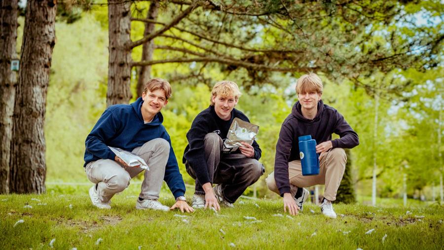 Trois étudiants de la PXL conquièrent le jardinage avec leur remède pour gazon.