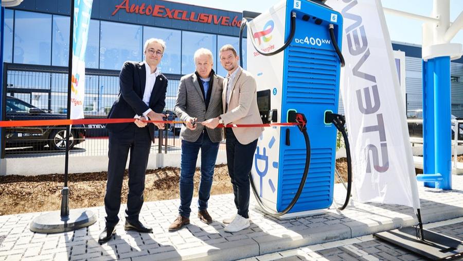 Steveny déploie un réseau de recharge rapide avec TotalEnergies